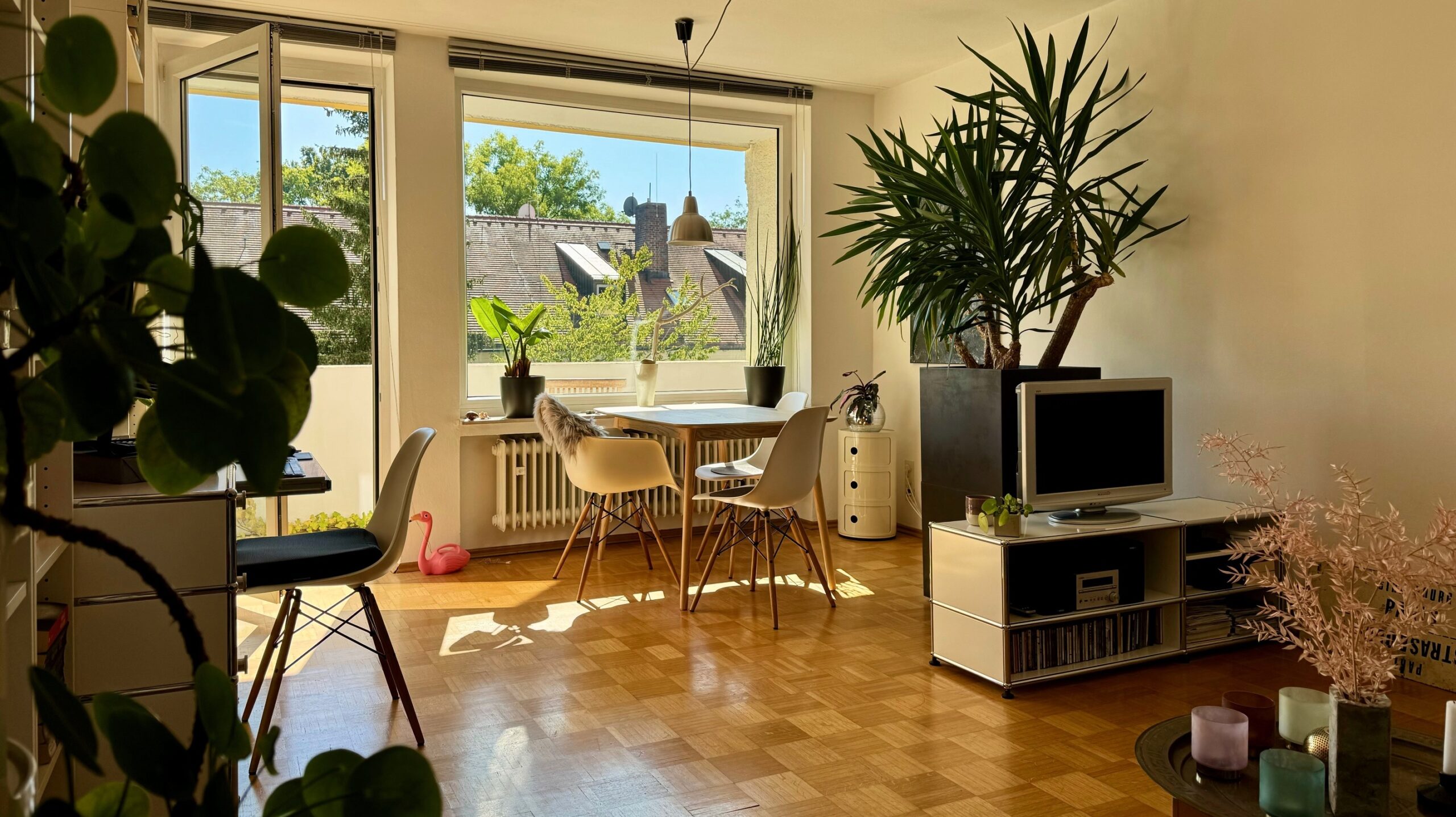 Wohnzimmer Zweizimmerwohnung in München-Sendling