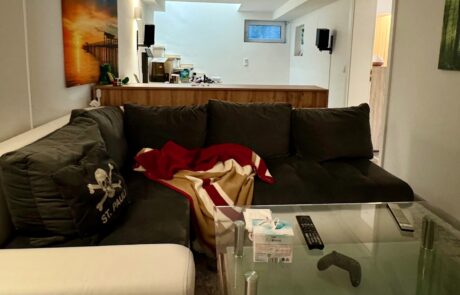 Eingangsbereich Souterrain-Wohnung in Freising Vötting