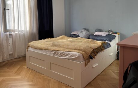 Schlafzimmer moderen Vierzimmerwohnung in Freising